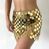 gold-mini-skirt